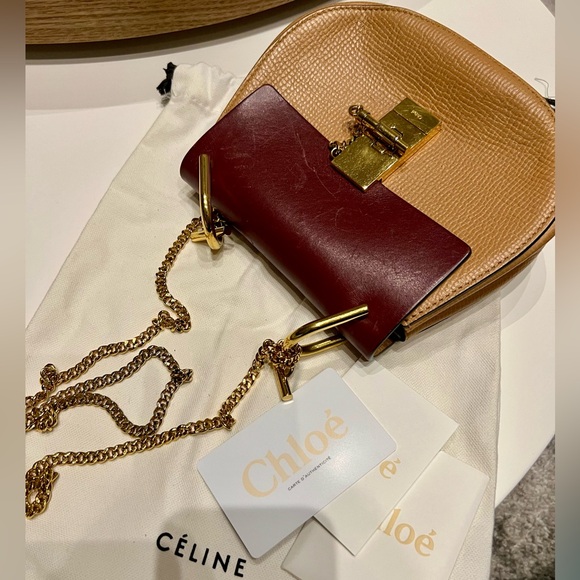 Chloe grained lambskin mini Drew shoulder bag - authentic - Picture 4 of 8